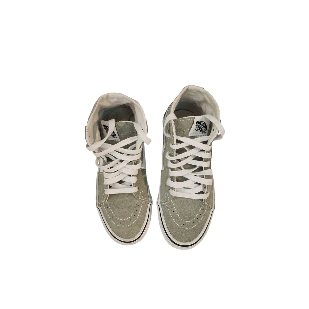 Vans Sk8-Hi Sage Green Suede High Top Sneakers Women's Skate Shoes